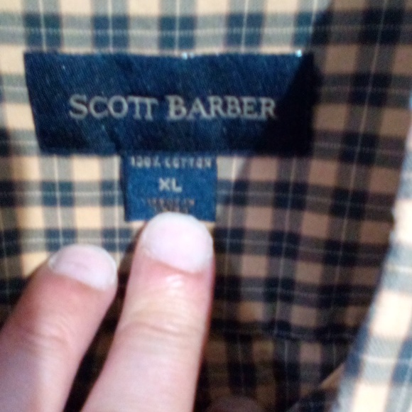 Men's Scott Barber Long Sleeve Button Don't shirt - Picture 3 of 8